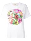 PORTS 1961 floral circle print T-shirt,手洗