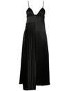 OFF-WHITE pleated dress,DRYCLEANONLY