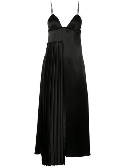 Off-white Pleated Dress