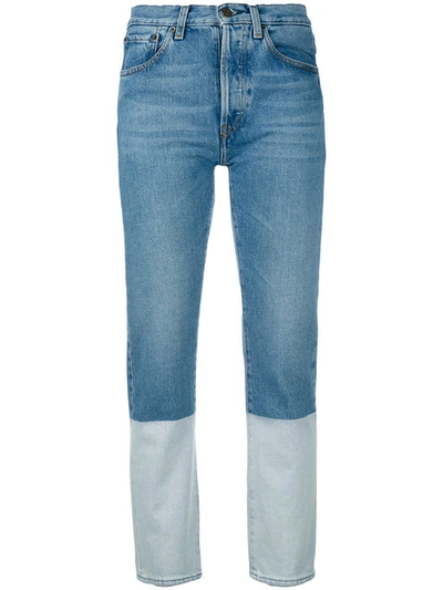 Ports 1961 Blue Two-tone Jeans