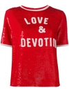 ASHISH 'Love & Devotion' sequin T-shirt,SS17T02712074058