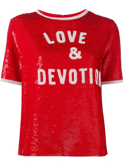 Ashish Love & Devotion T 恤 In Red