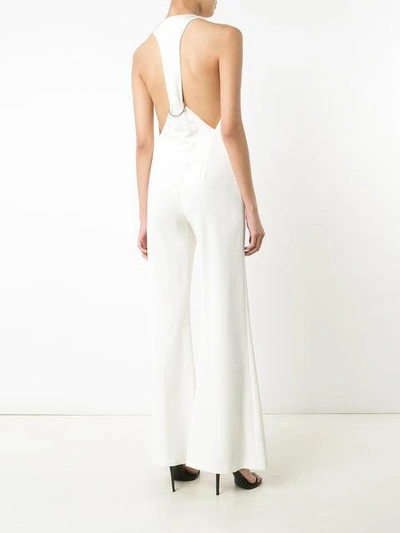 Shop Galvan Wide Leg Jumpsuit - White