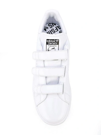 Shop Adidas Originals Adidas By Raf Simons White Mono Stan Smith Trainers