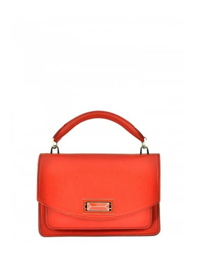Max Mara Leather Bag In Red