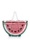 CHARLOTTE OLYMPIA Watermelon Wicker Basket