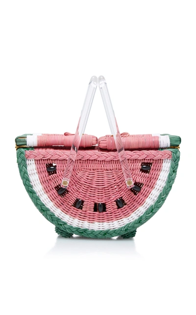 Charlotte Olympia Watermelon Wicker Basket