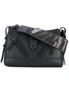 Kenzo Mini Kalifornia Leather Shoulder Bag - Black In Nero