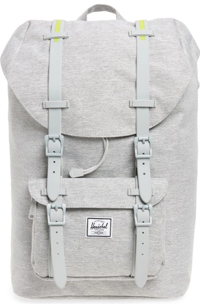 Herschel Supply Co Little America - Mid Volume Backpack In Light Grey Crosshatch Combo