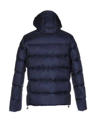 Shop Michael Kors Down Jacket In Dark Blue