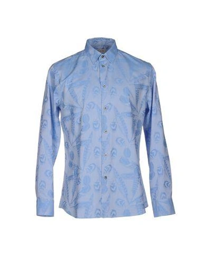 Shop Paul & Joe Shirts In Sky Blue