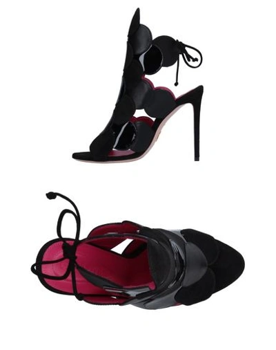 Oscar Tiye Sandals In Black