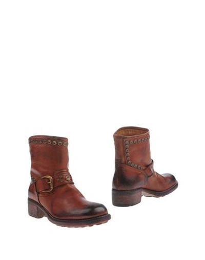 Strategia Ankle Boot In Rust