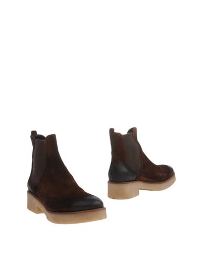 Strategia Ankle Boots In Cocoa