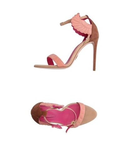 Oscar Tiye Sandals In Pink