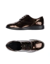 Hogan Lace-up Shoes In Bronze