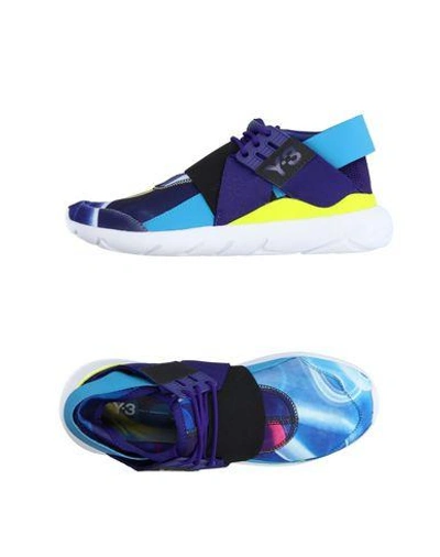 Shop Y-3 Sneakers In Dark Blue