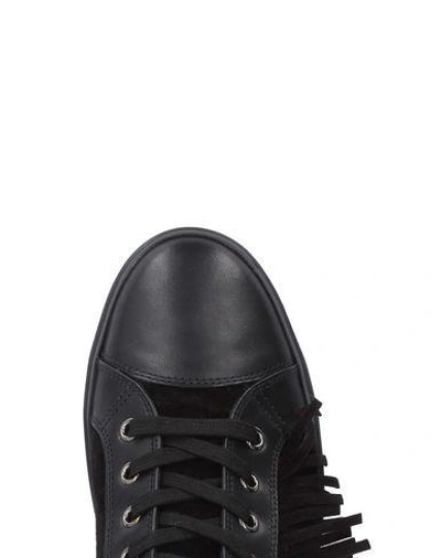 Shop Hogan Rebel Sneakers In Black