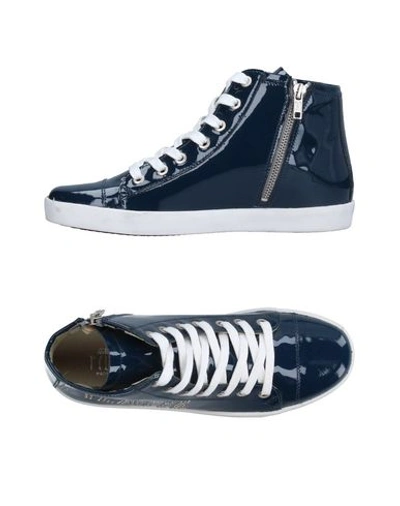 Alviero Martini 1a Classe Sneakers In Dark Blue