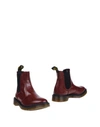 Dr. Martens Boots In Maroon