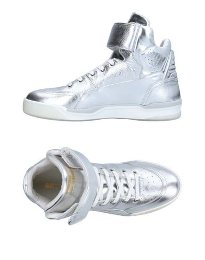 Shop Mcq Puma Sneakers In Silver