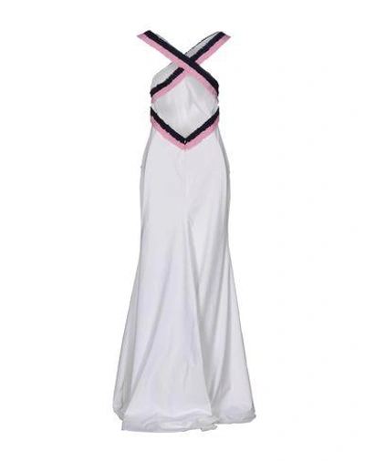 Shop Francesca Piccini Long Dress In White