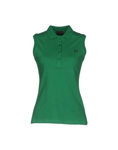Fred Perry Polo Shirt In Зеленый