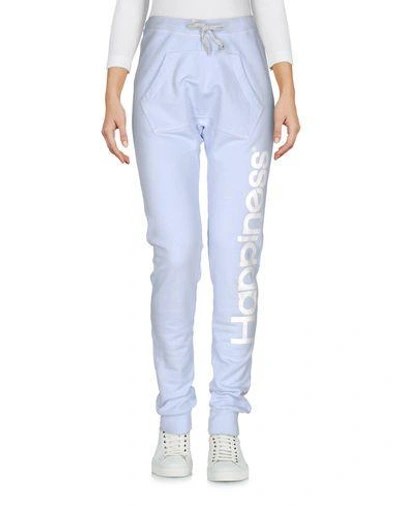 Happiness Casual Pants In Sky Blue