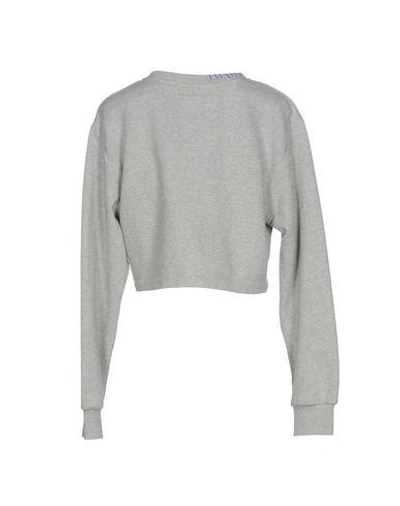 Shop Steve J & Yoni P Hooded Sweatshirt In Light Grey