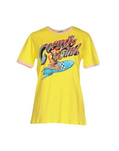 Jeremy Scott T-shirt In Yellow