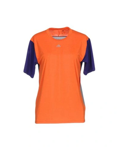 Adidas By Kolor T-shirt In Orange