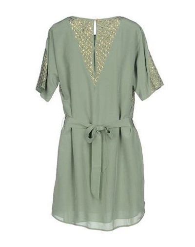 Shop Intropia Short Dresses In Light Green