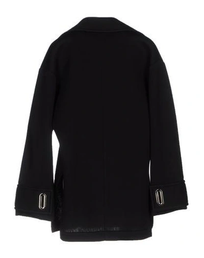 Shop Beaufille Belted Coats In Black
