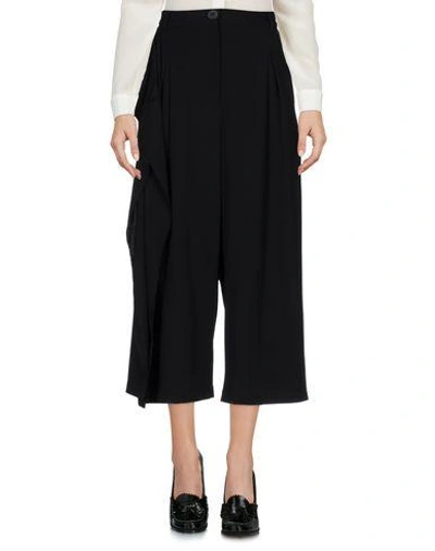 Isabel Benenato Cropped Pants In Black