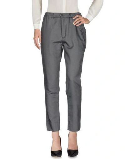 Shop White Mountaineering Casual Pants In Grey