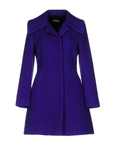 Shop Jeremy Scott Coats In Purple