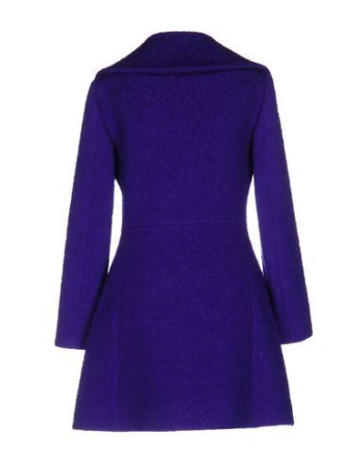 Shop Jeremy Scott Coats In Purple