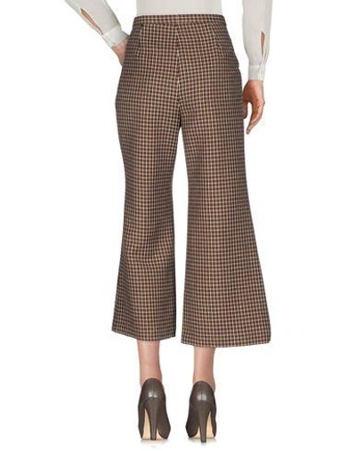 Shop Rosetta Getty Pants In Brown