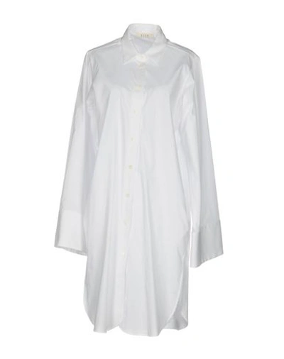 Alyx Solid Color Shirts & Blouses In White