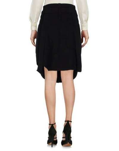 Shop Marcelo Burlon County Of Milan Knee Length Skirt In Black