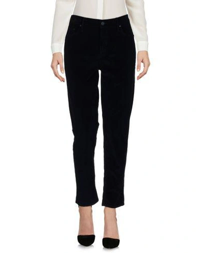 Shop Mother Casual Pants In Dark Blue