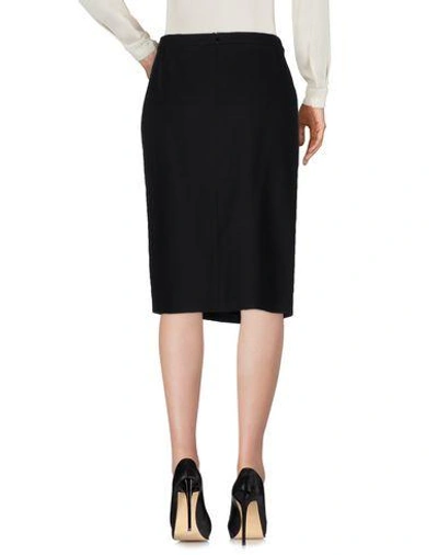 Shop Escada Knee Length Skirt In Black