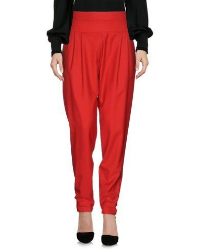 Alexandre Vauthier Casual Pants In Red