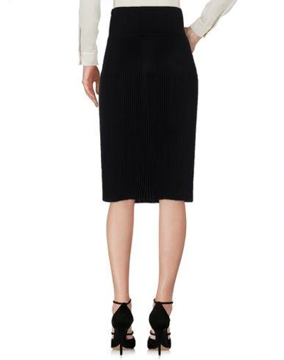 Shop Givenchy Knee Length Skirt In Black