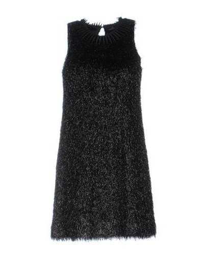 Capucci Short Dress In Black