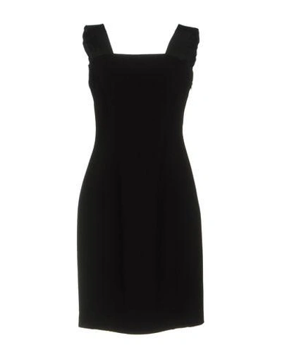 Capucci Short Dress In Black
