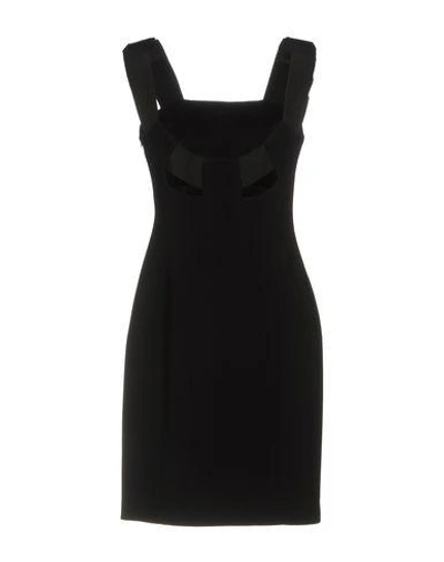 Shop Capucci Short Dress In Black