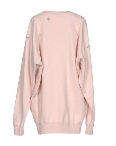 Shop Faith Connexion Sweatshirts In Light Pink