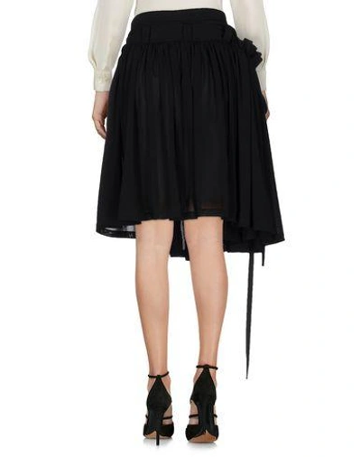 Shop Y-3 Knee Length Skirt In Black