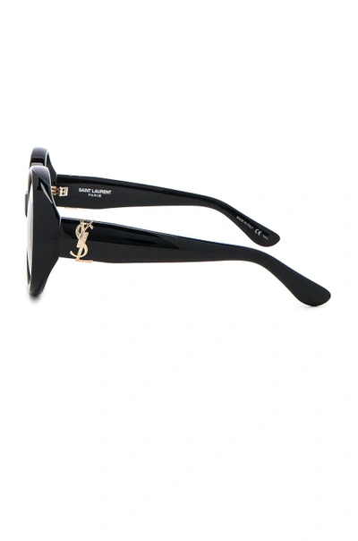 Shop Saint Laurent Sl M1 Sunglasses In Black